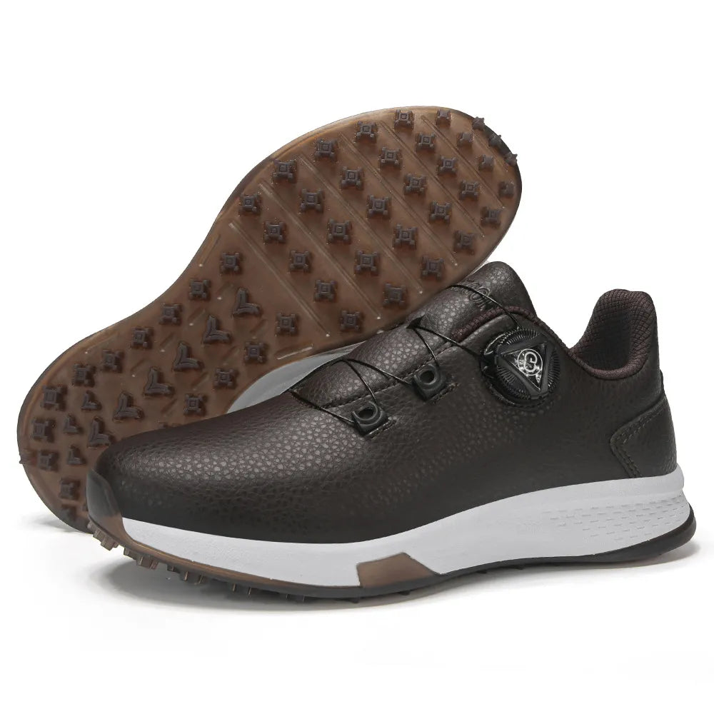 Waterproof Golf Shoes with Precision Dial & Anti-Slip Grip