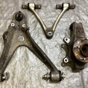 2005-2013 Chevrolet Corvette C6 Base Passenger Front Knee / Spindle Hub w/ Control Arms / 88K C6011