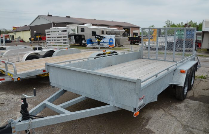 2023 Advantage 14' Galvanized Landscape Trailer