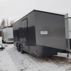 2023 Bravo 8.5x16 Enclosed Cargo Trailer – Blackout Package, Aluminum Wheels, Ramp Door