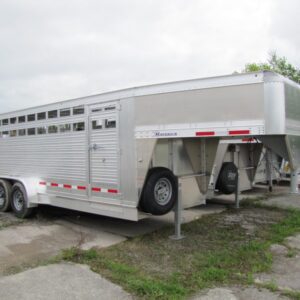 2023 EBY Maverick 20′ Aluminum Livestock Trailer