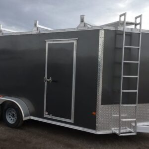 2023 Mission Trailers 7x14 All Aluminum Contractor Trailer – 5,520 lb Payload, 4-Year Warranty