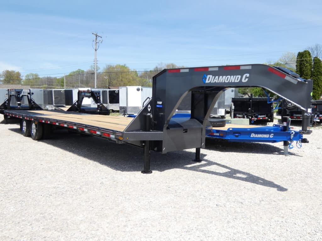 2025 Diamond C FMAX210 HDT 102″x 35′ 25k Hydraulic Dovetail Equipment Trailer Stock #299747 Goose Neck Trailer – Spencer Trailers