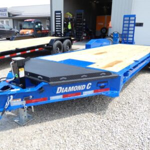 2025 Diamond C LPX207 82″x 20′ 14.9k Equipment Trailer With Flip-Knee Ramps Stock #301562 – Spencer Trailers