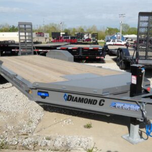 2025 Diamond C LPX207 82″x 20′ 14.9k Equipment Trailer With HD Flip-Knee Ramps Stock #297883 – Spencer Trailers