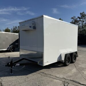 2026 AMP 7x12 Refrigerated Cooler Trailer – Tandem Axle, -4°F Capable, 110V