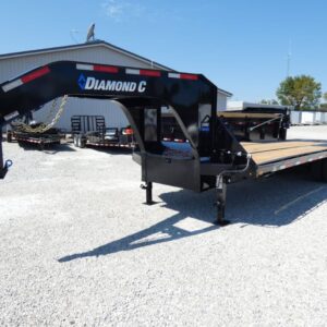 2026 Diamond C FMAX212 102″x 25′ 25.9k Equipment Trailer With MAX Ramps, Stock #305054 Gooseneck Trailer – Spencer Trailers