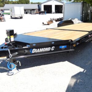2026 Diamond C HDT207 82″x 22′ 14.9k Split-Deck Tilt Equipment Trailer Stock #304362 – Spencer Trailers