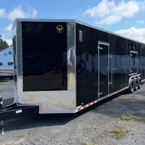 2026 Elite 8.5x36 Enclosed Cargo Trailer – Tri-Axle, 12,000 lb GVWR, Spring Assisted Ramp