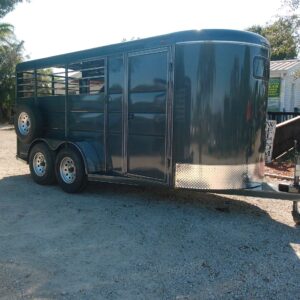 New 2026 Calico 6 x 16 Three Horse Trailer 7k GVWR